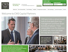 Tablet Screenshot of cwscapital.com